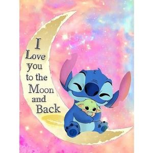 Stitch 5D Diamond Painting Kit, Full Drill DIY